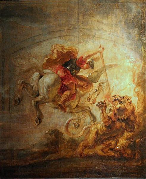 Peter Paul Rubens Pegasus and Chimera oil painting picture
